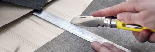 Нож Opinel №09 DIY, нержавеющая сталь, сменные биты, желтый, блистер (2138), 002138 фото 6
